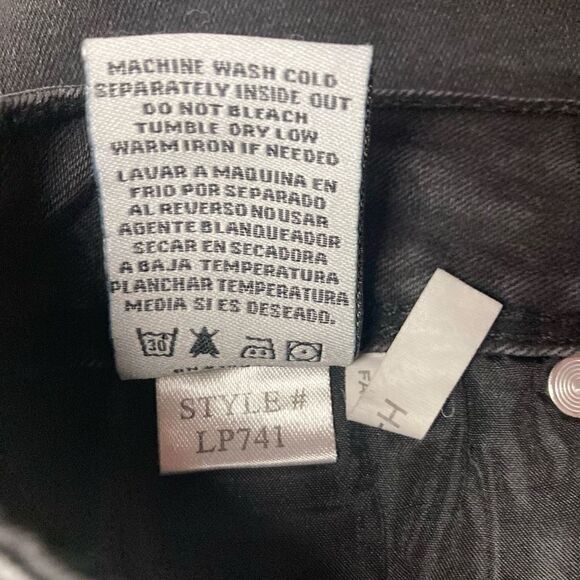 CALIFORNIA VINTAGE Women’s Faded Black Jeans‎ Size 16 Inseam 28” - Picture 7 of 11